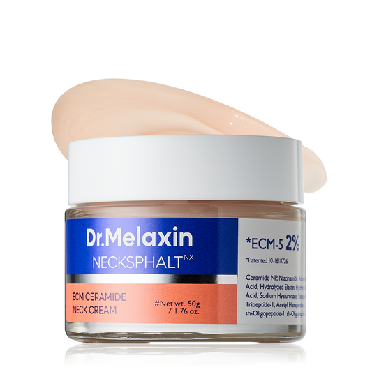 Dr.Melaxin Neck Firming Cream – Tightening & Lifting for Sagging Neck, Turkey Neck & Crepey Skin, Necksphalt ECM Barrier Anti-Aging Neck Cream for Wrinkles, Korean Skincare, 1.69 fl oz (50ml)