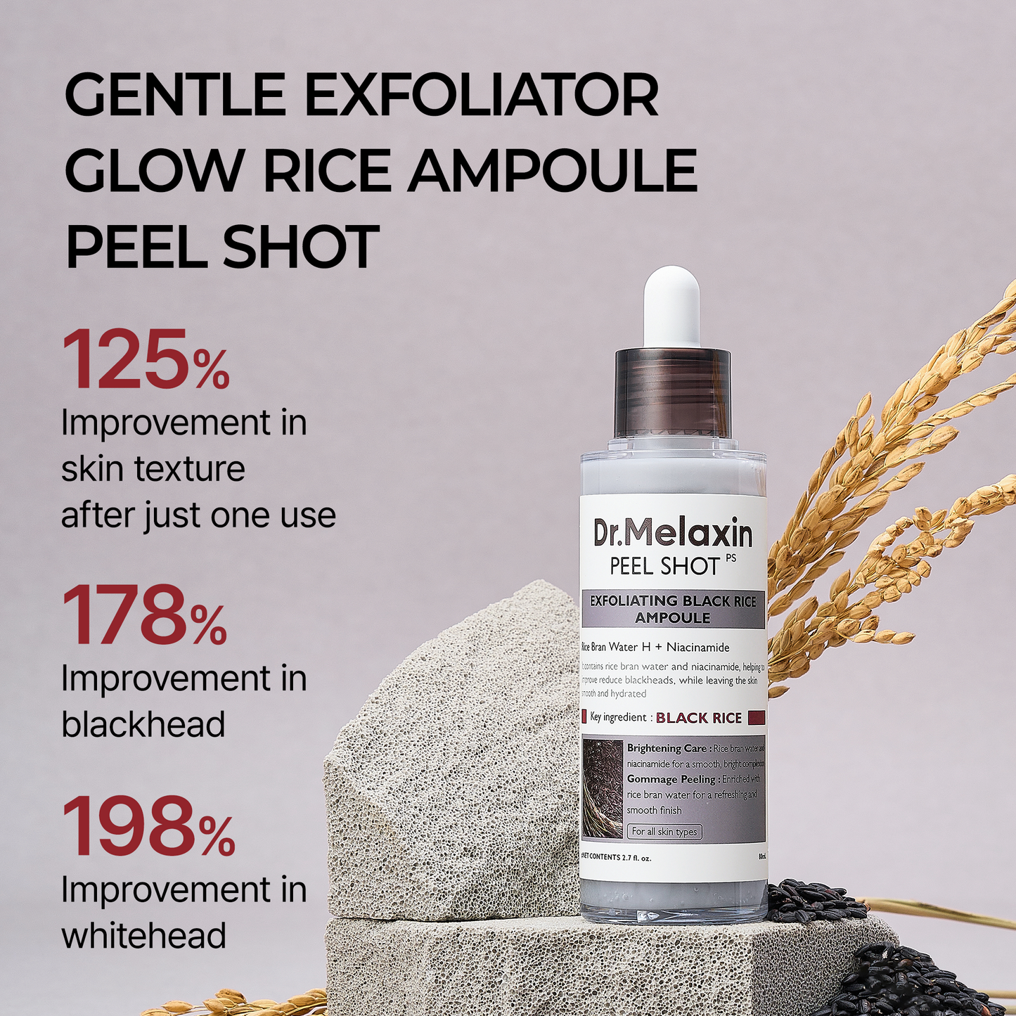 Dr.Melaxin 8-Step Collagen Glow Lift Bundle Black Rice & White Rice Edition Korean Skincare Set For Firming, Hydrating & Glass Skin Glow